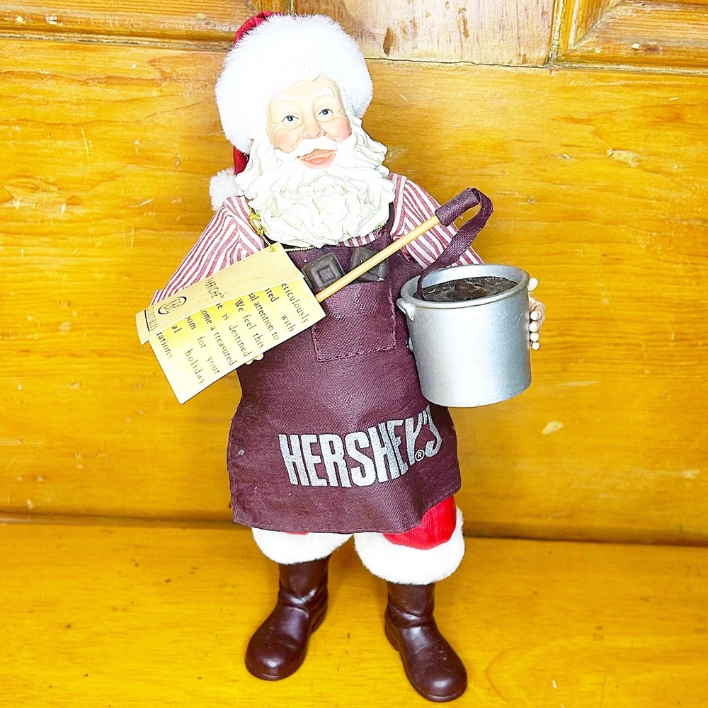 Kurt S. Adler‎ Fabriché Hershey's Chocolatier Santa Claus Figurine
